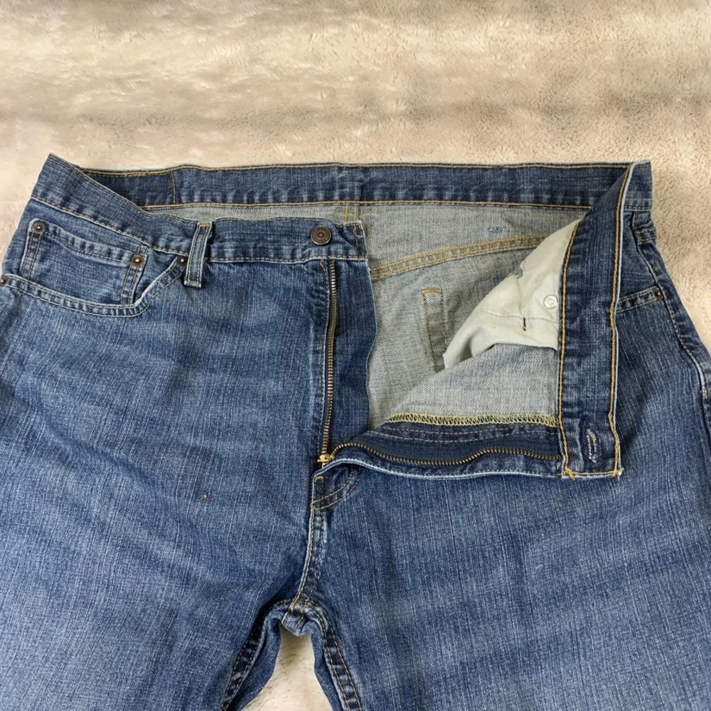 Levis 559 Relaxed Straight Leg Jeans Mens 40x38‎ Blue Denim Medium Wash - Picture 7 of 11